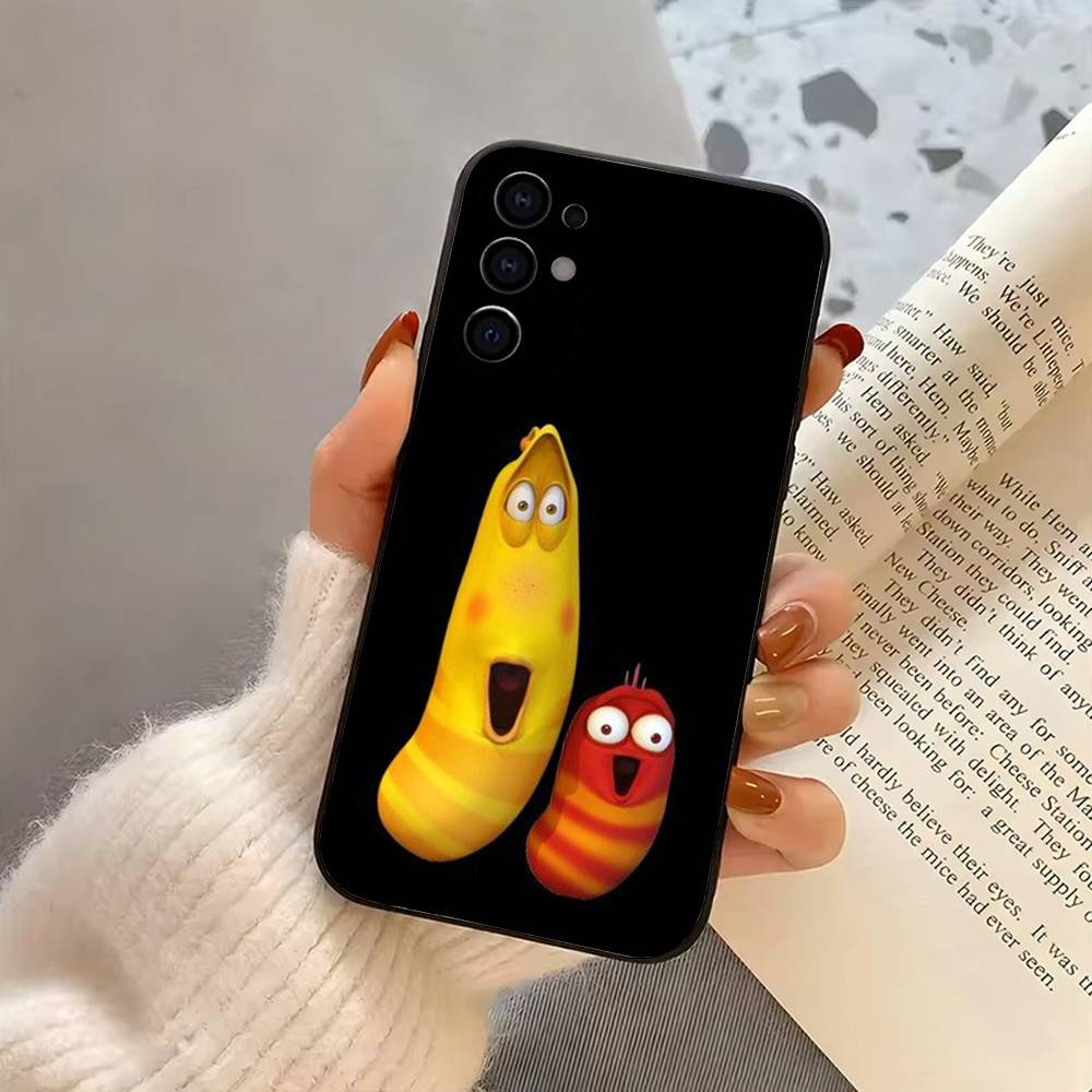 

Funny bug L-Larva-ES Phone Case For Samsung S25,S24,S21,S22,S23,S30,Ultra,S20,Plus,Fe,Soft Silicone Black Cover Samsung S22ULTRA5G