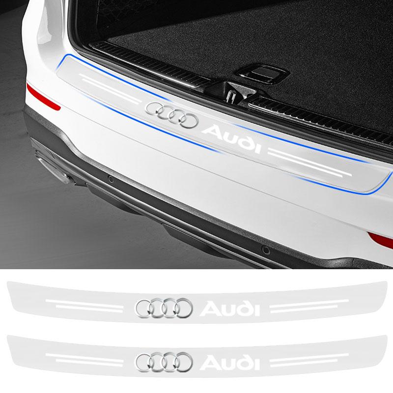Car Trunk Anti-Scratch Sticker Tailgate Decoration Strip Car Entry Guard Protective Emblems For G43 A3 A6 Q3 B5 B6 B7 B8 B9 T3TG