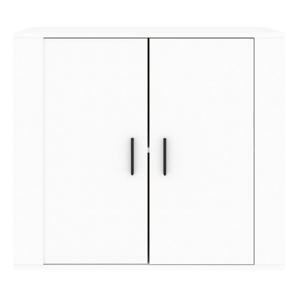 White Sideboard 80 x 33 x 70 cm Engineered Wood