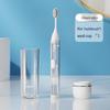 Portable All-in-One Travel Toothbrush & Toothpaste Set with Soft Bristles and Folding Design for Orthodontic Appliances