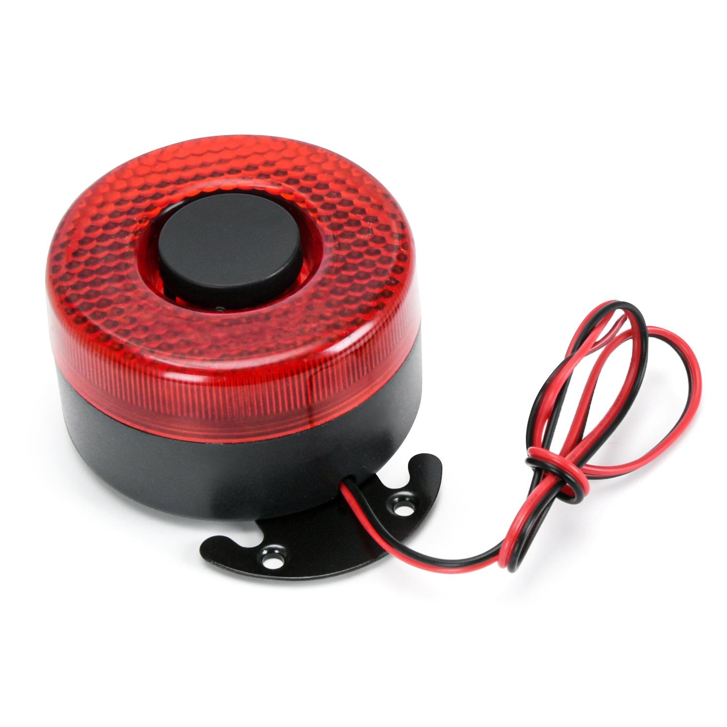 

DC 12V-24V 105dB со светодиодной предупреждающей сиреной, звуковой сигнал заднего хода, гудки, звуковой сигнал заднего хода для автомобиля, лодки, грузовика