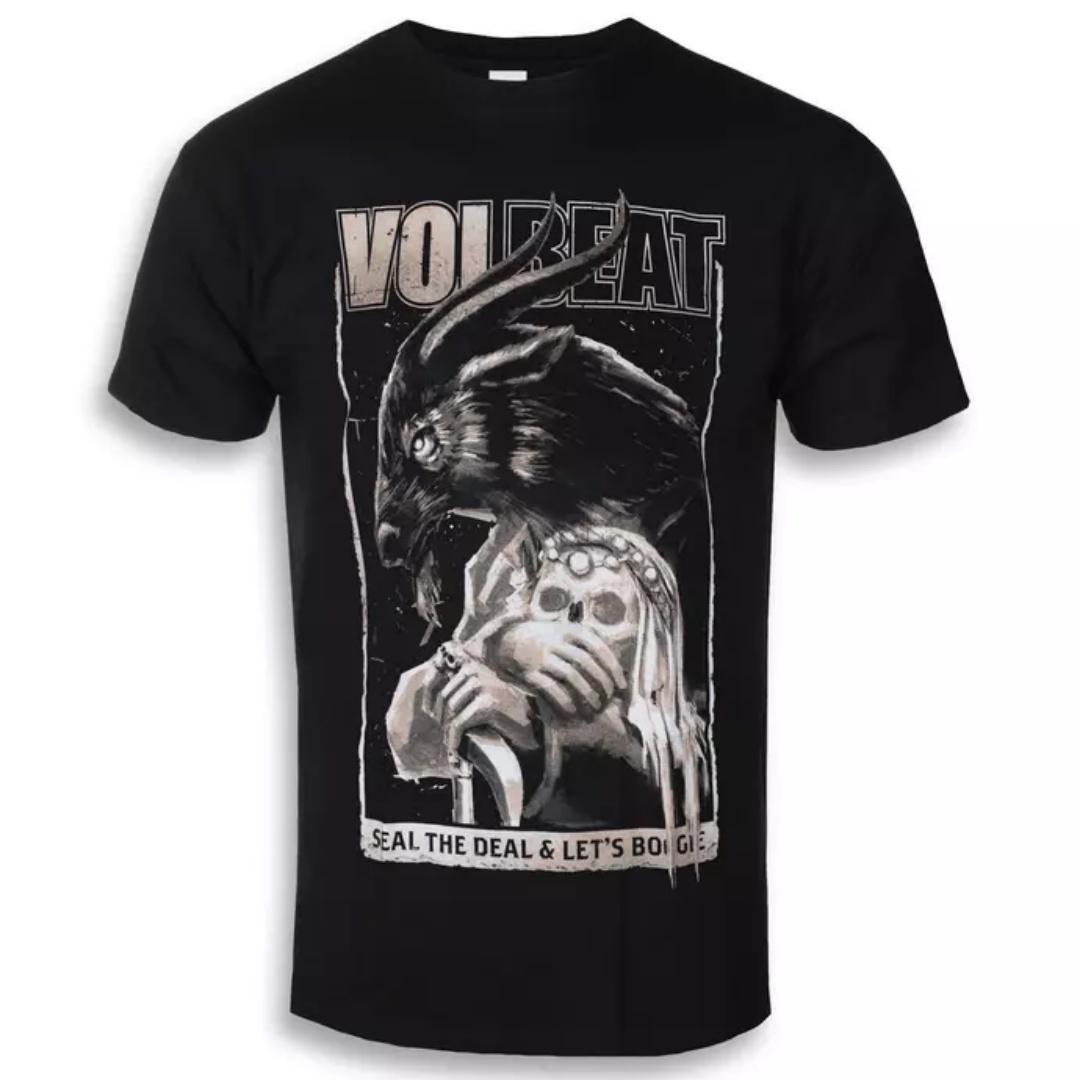 Volbeat Outlaw Gentleunisex Artistic Pattern Rockabilly Metal Band Tshirt Casual Street Style Cotton Tshirt For Unisex And Unisex 2XL