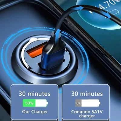 100W Autoladegerät Zigarettenanzünder PD Schnellladung Für IPhone QC3.0 Mini USB Typ C Mini Auto Handy Ladegerät Für Samsung Huawei xiaomi