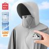MINISO Men's Hooded Ice Silk UPF100+ Sun Protection Jacket