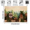 LS Jungle Woodland Backdrops Kids Baby Cake Smash Photography Props Child Adult Photocall Decors Forest Camping Backgrounds