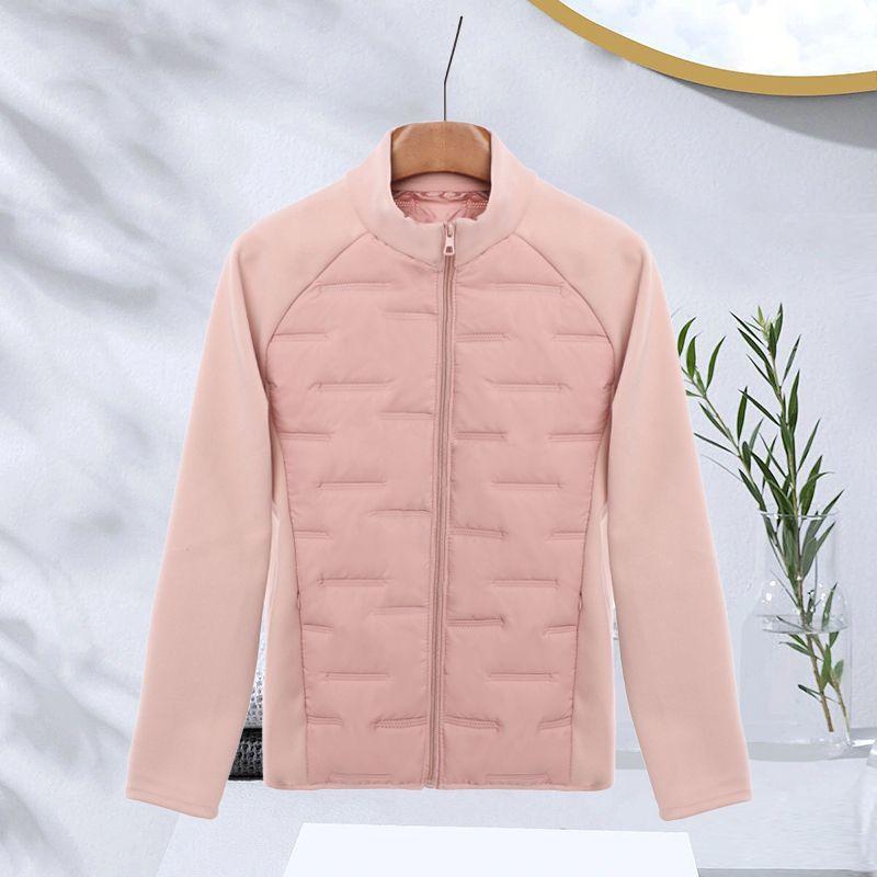 Autumn Thin Cotton Coat Women Stand Collar Warm Outerwear Jacket