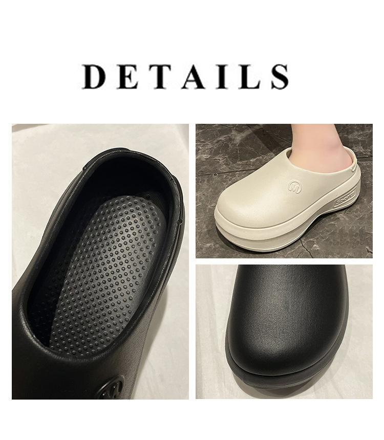 Fashion Women Slippers Couples Garden Clog Women Water Proof Chef Shoe Comfortable Sandal Slippers For Pet Workers Outdoor Fishing Shoes