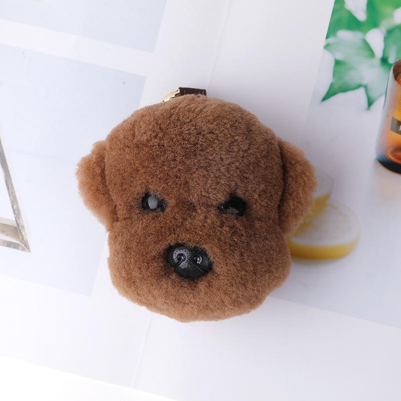 

Cute Ella Bichon Teddy Dog Wool Keychain Bag Charm