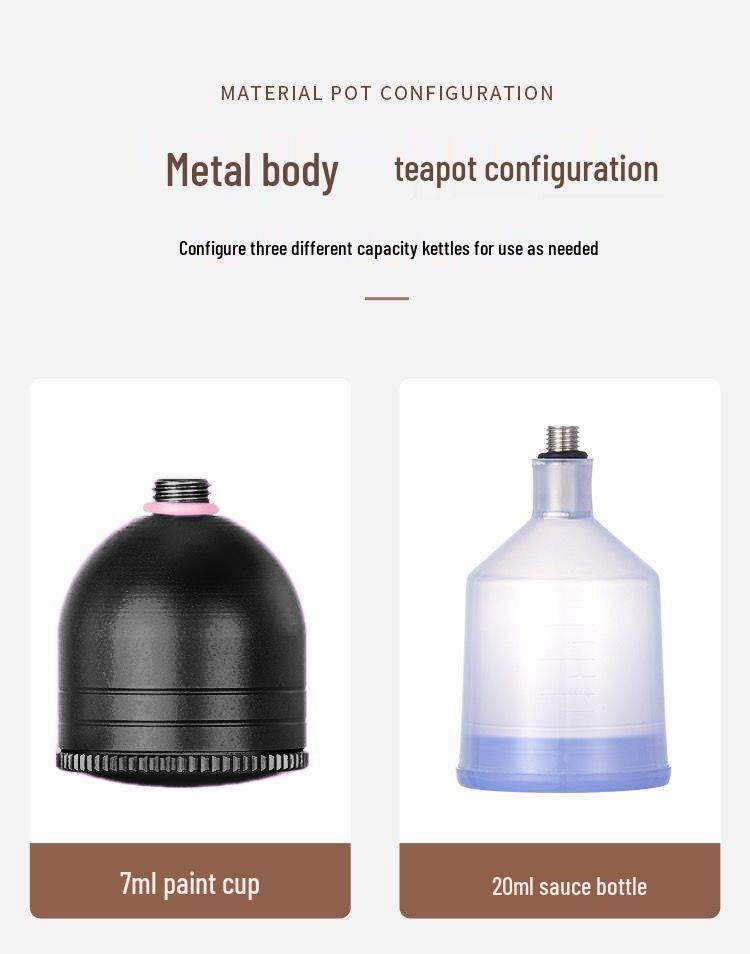 Portable Oxygen Injector Facial & Nail Art Airbrush for Hydration and Essence Spray