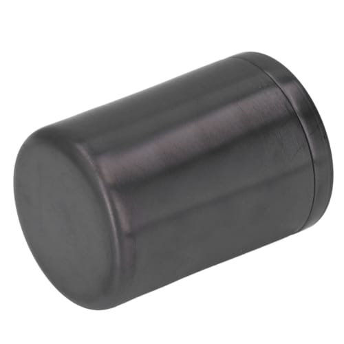 Stainless steel toothpick holder with lid for convenient toothpick storage, perfect for home, cafe, or restaurant use (black)