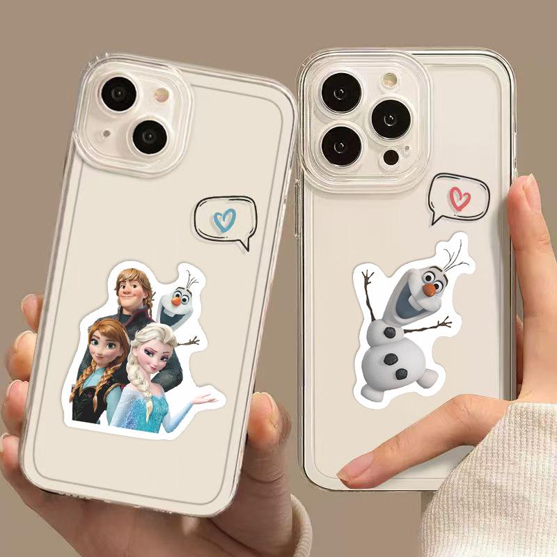 55PCS Cartoon Disney Frozen Graffiti Sticker DIY Decoration PVC Waterproof Skateboard Notebook Graffiti Toy