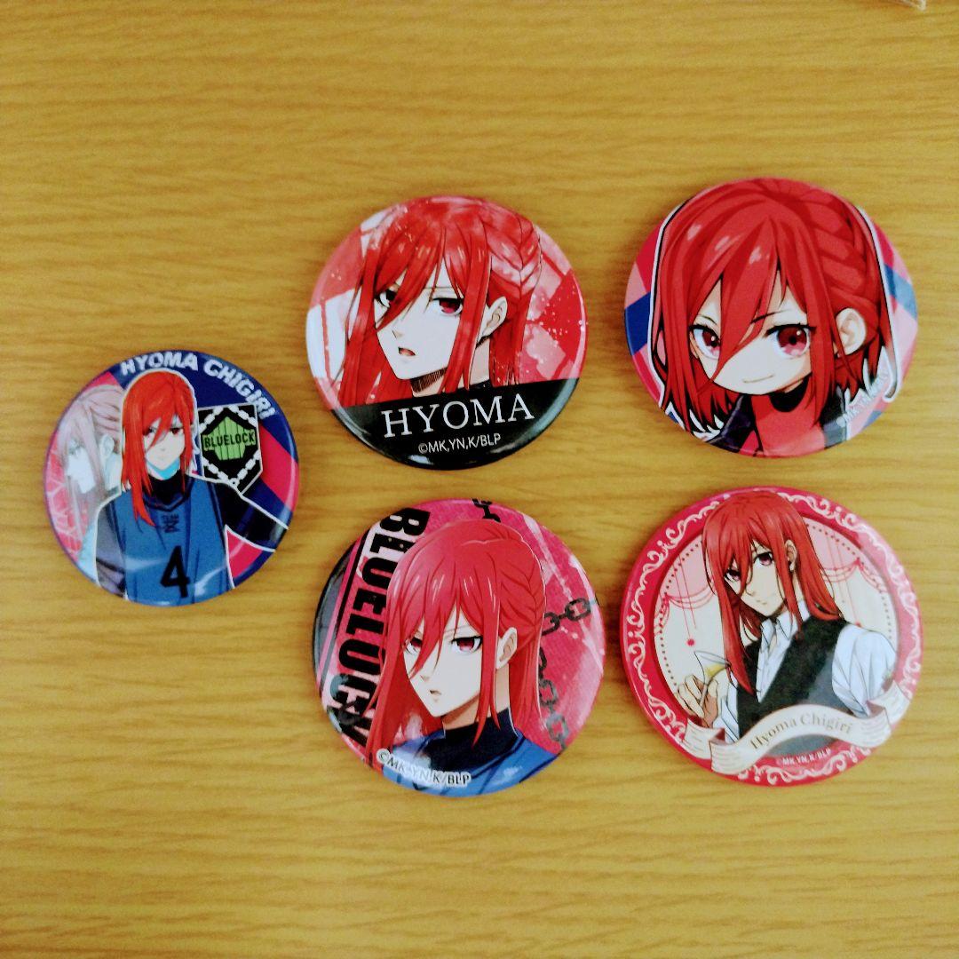

[USED] Blue Lock Chigiri Hyouma Can Badge Bonus Sticker