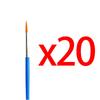 5-200pcs Paint Brushes Set for Kids Acrylic with Flat Round Pointed Paint Brushes Craft Watercolor Oil Painting Brushes