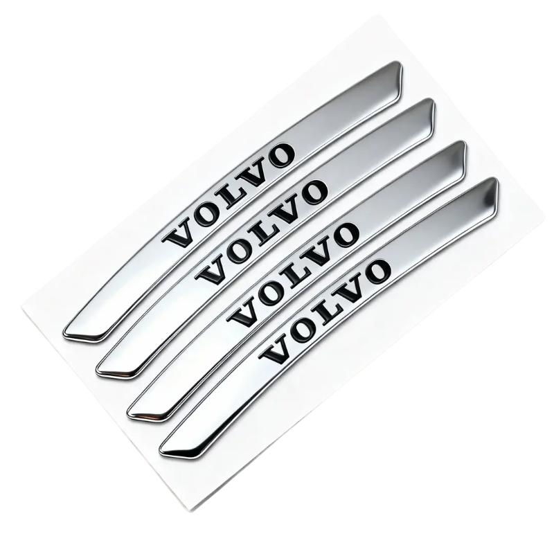 Car Wheel Hub Tire Badge Sticker Racing Car Wheel Rim Sticker Decorative Accessories Volvo S80 S60 Xc60 Xc40 Xc90 V90 V60 V40 T5