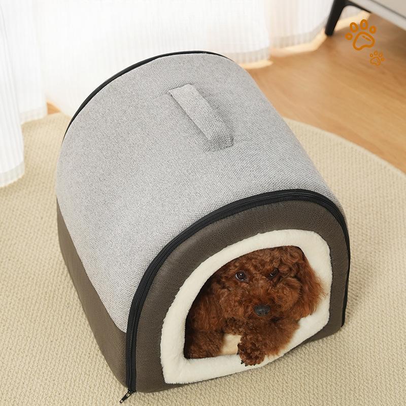 Doghouse In Autumn and Winter Warmth Without Demolition and Washing Dog House Special Cat Nest Small Large Dog Teddy Four Seasons Universal Dog House