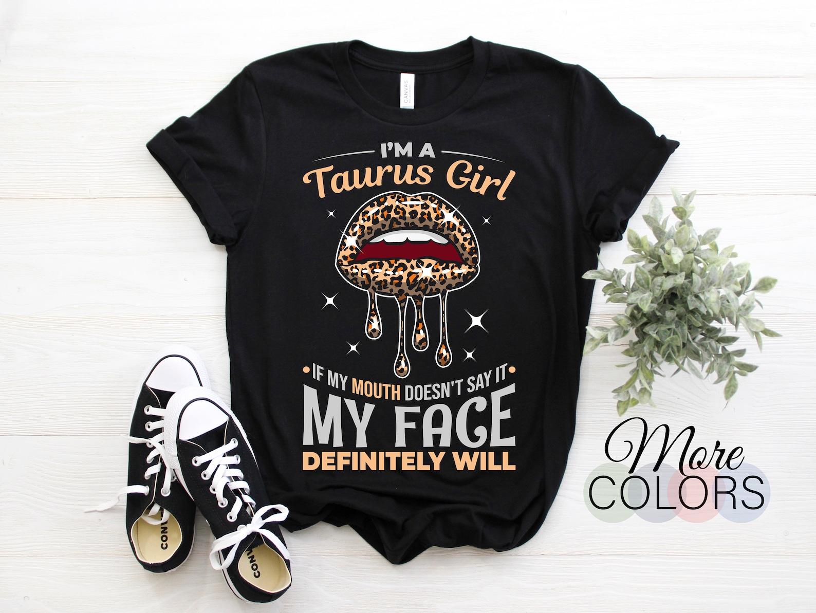 Taurus Girl Horoscope Zodiac Astrological Sign Graphic Design T-Shirt, Born On April 20 - May 20 Gifts, Taurus Traits Birthday Present Mom, 100