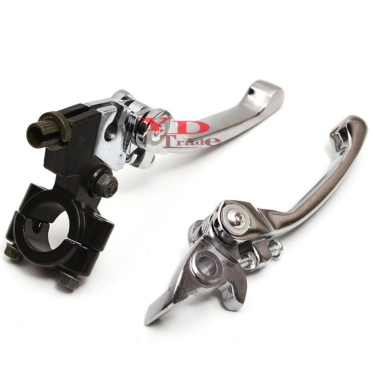 Stunt Style Anti-Fold Handlebar Brake & Clutch Levers for Off-road Motorcycle, ATV & Beach Buggy