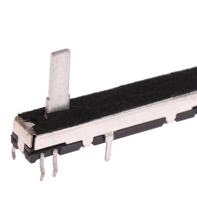 1ks 45 mm posuvný potenciometr Stereo kanál B10K Osa posuvný zdvih 30 mm