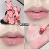 1 Stück Hasenförmiger Lippenbalsam für Frauen Ultra Glatte Textur Nicht Fettend Tägliche Feuchtigkeitspflege Nährende Lippenpflege Niedliches Tierdesign Lippenpomade für Trockene Lippen