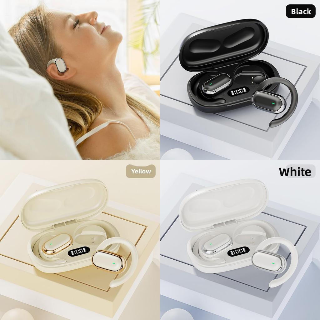 Écouteurs Bluetooth Avec Écran Numérique Étanche Réduction de Bruit Pour le Sport et la Course à Pied