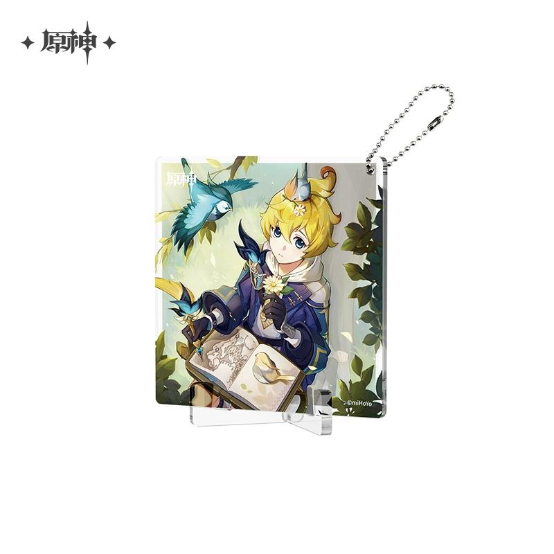 Sunsyea Genshin Impact Official Merch miHoYo Original Authentic Birthday Series Coaster Keychain Stand Wanderer Alhaitham