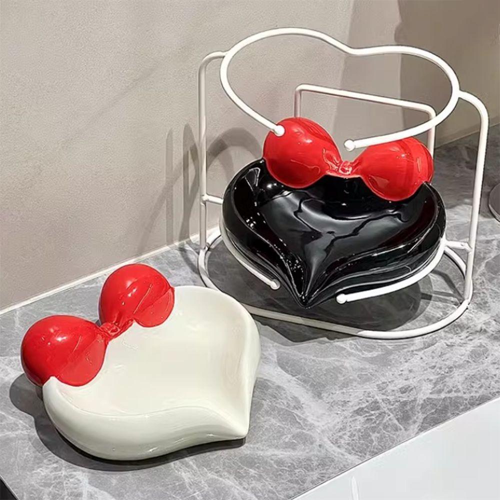 

Color Collision Ceramic Soap Box Extravagant Soap Dish 3D Draining Rack Home