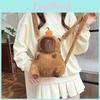 Doll Backpack Capybara Animal Shoulder Bag With Adjustable Shoulder Straps