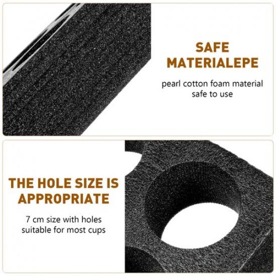 Car Cup Holder Tray Disposable Fixing Tray Drinks Packing Carrier Beverage Take