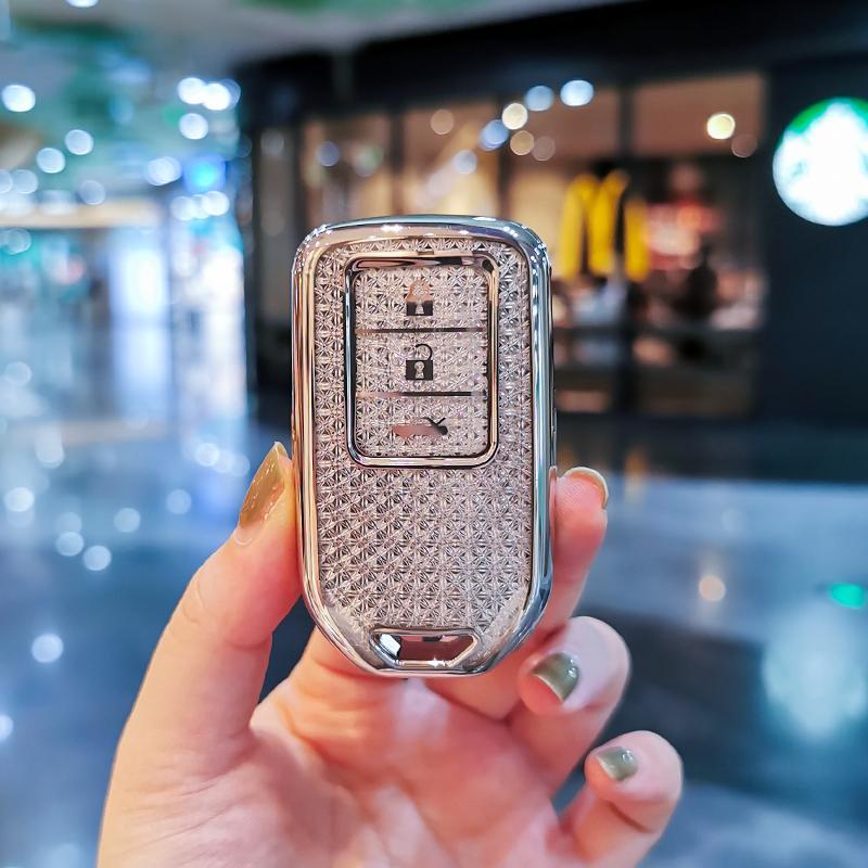 Car Key Case Cover Shell For Honda Crv Civic Accord Xrv Vezel Hiroshi Fit Crider Sensing Urv Crider Envix Inspire Avancier