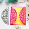 Metal Die Cuts Lace Postcard Embossing Stencil Cutting Dies for Card Making Scrapbooking Paper Craft DIY Template Mold