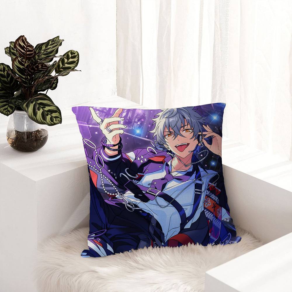 Anime Game Ensemble Stars Lucky Dragon Pillow Cover Sofa Cushion Cover Home Room Decoration Children Gift