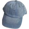 Vintage Solid Color Denim Baseball Cap Versatile Washed Minimalist Style Duckbill Cap Face Slimming Unisex Street Sun Hat