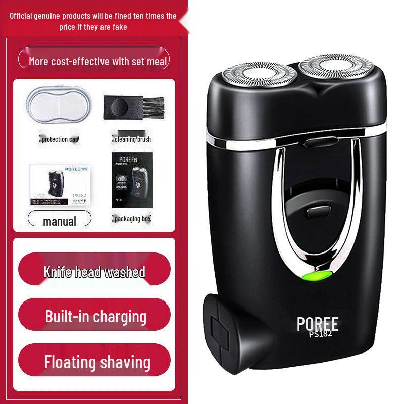 Feike Men s Portable Electric Shaver - New Model for Beard & Mustache Trimming