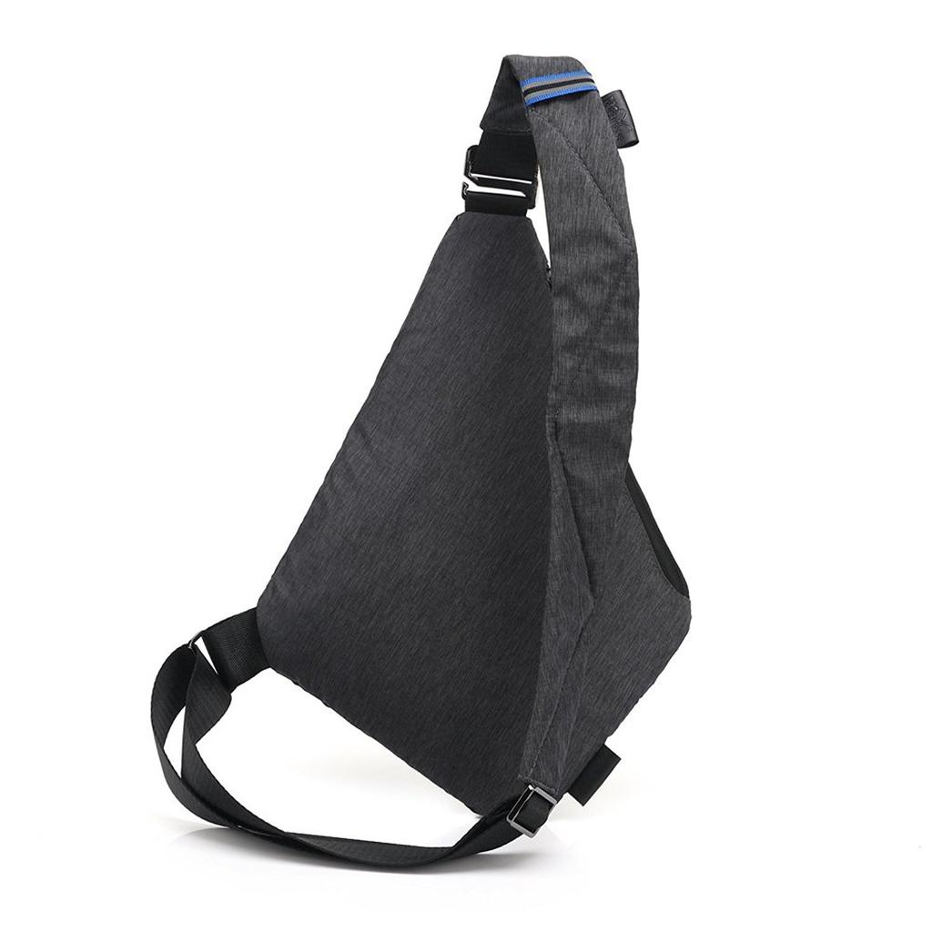 Vankii TM Men's Chest Bag, Crossbody, Storage, Leisure, Sports, Slim, Comfortable, Carrying, Left or Right Shoulder Style
