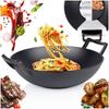 CAST LINE cast iron wok pan 36 cm