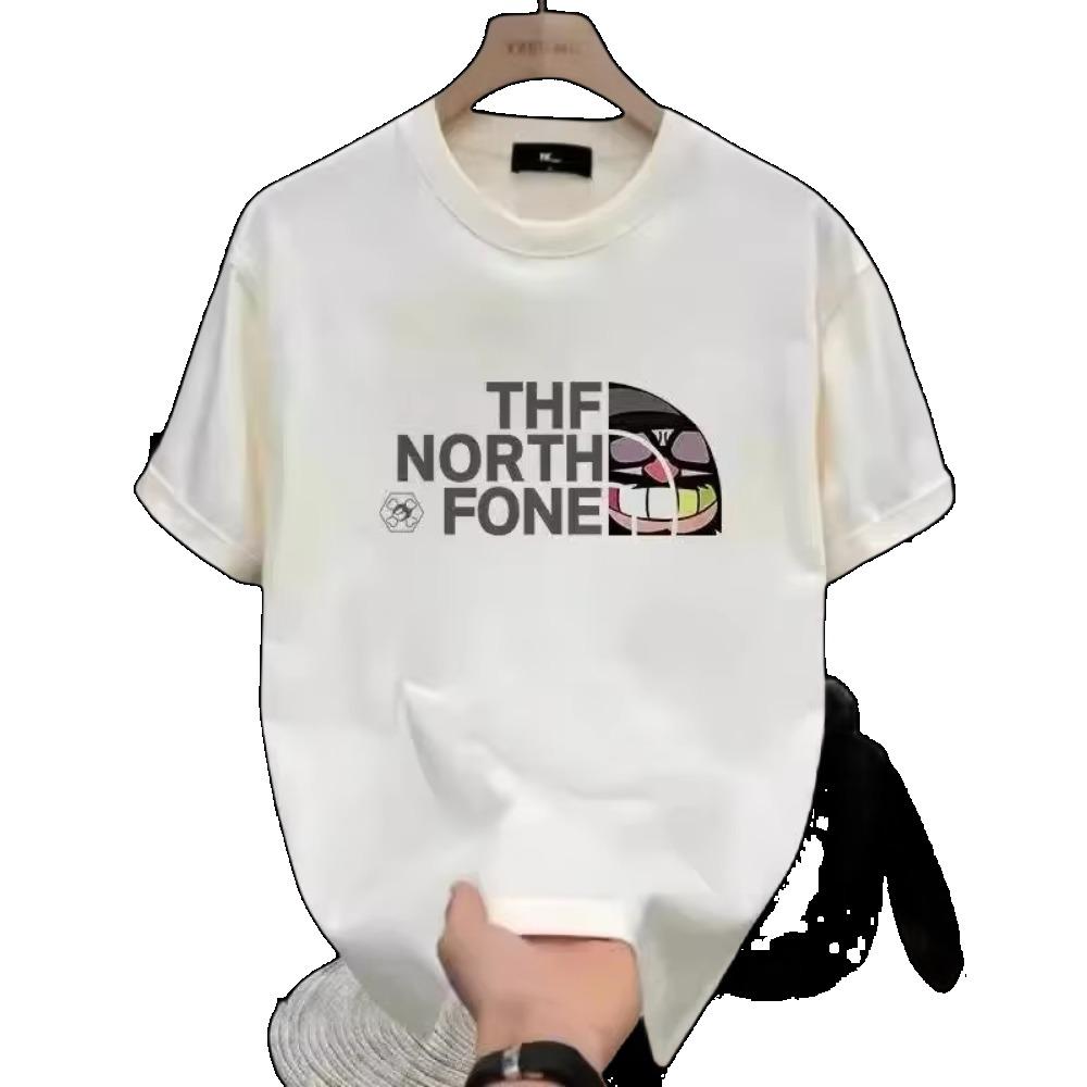 Fashion Trend Harajuku Men's Summer T-shirts Trendy Pure Cotton Short Sleeved Men and Women Oversized T-shirts Couple Outfit
