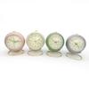 Mini Cute Desktop Metal Round Alarm Clock Night Light Home Bedroom Decoration