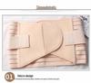 Gestreifter Postpartaler Bauchstützgürtel Taillentrainer und Body Shaper Gürtel