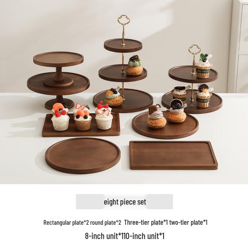 Light Luxury Multi-Layer Fruit  Dessert Serving Set