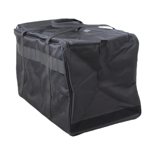 BIGMAN Double Zip Tool Bag, Volume 52, BMB-08, Durable Black Fabric Tool Bag for DIY and Outdoor Use, Model Number: 4962308193296