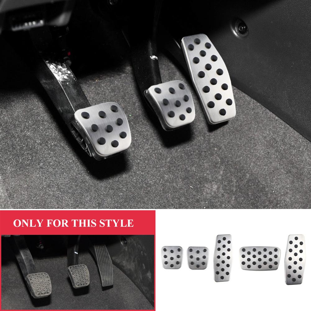 Stainless Steel Car Gas Brake Foot Rest Pedal Covers for Chevrolet Cruze Trax Malibu for Opel Mokka 2013-2018 ASTRA J Insignia