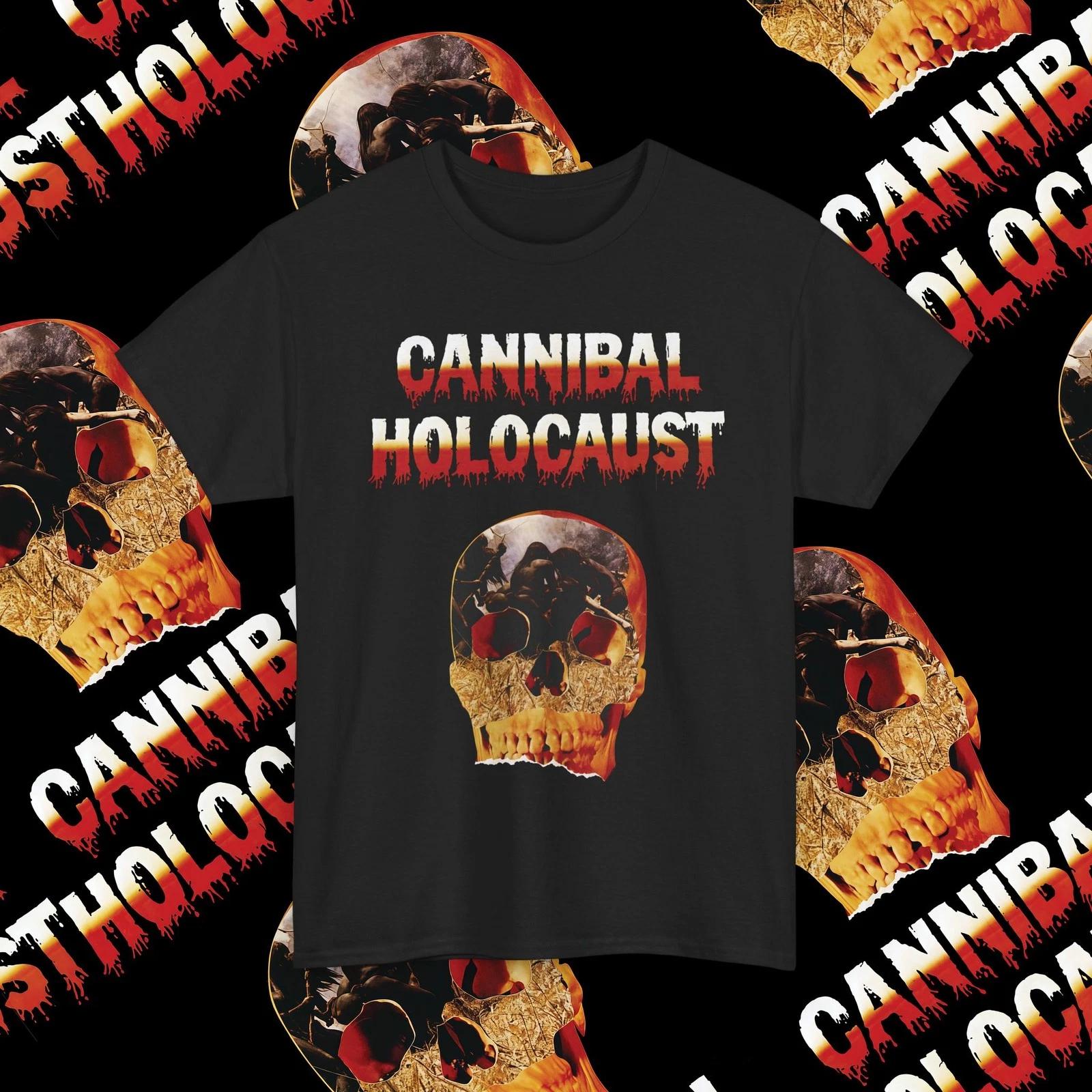 Cannibal Holocaust Horror Movie T-Shirt, Cult Exploitation Horror Shirt L