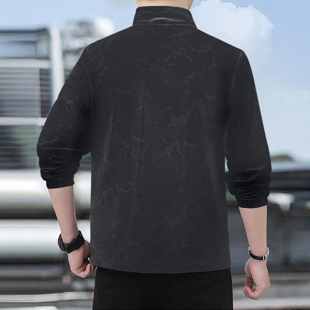 Men's Summer Light And Solid Color Outdoor Loose Large-sized Sun-protective Clothing, Waterproof Windbreaker Jacket