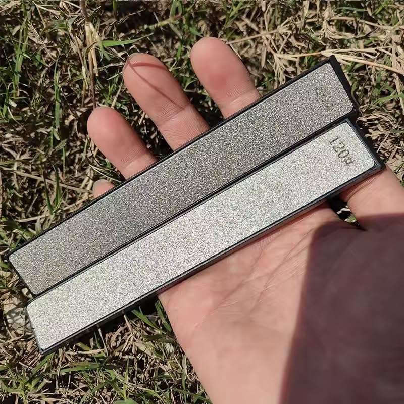 Zmart 80-3000 Körnung Diamant-Wetzsteine, 10-teiliges Set, Mehrzweck-Outdoor-Schärfer, Festwinkel-Schärfer und Korrekturstein