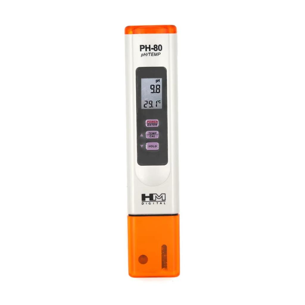 HM Digital PH-80 PH-Temperaturmessgerät Hydro Mit Automatischer Kalibrierfunktion Wasserqualitäts-PH-Tester Wasserdicht