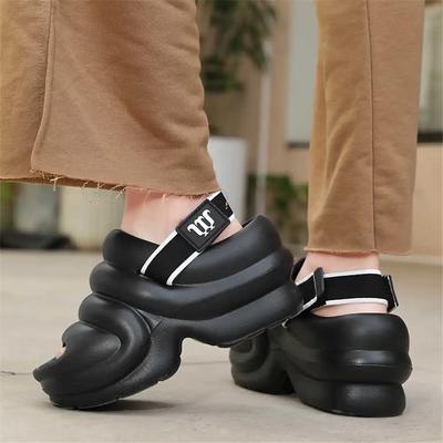 Open Van De Achterkant Open Teen Dames Vrouwelijke Mocassin Pantoffels 46 Maat Schoenen En Sandalen Sneakers Sport 2025elegant