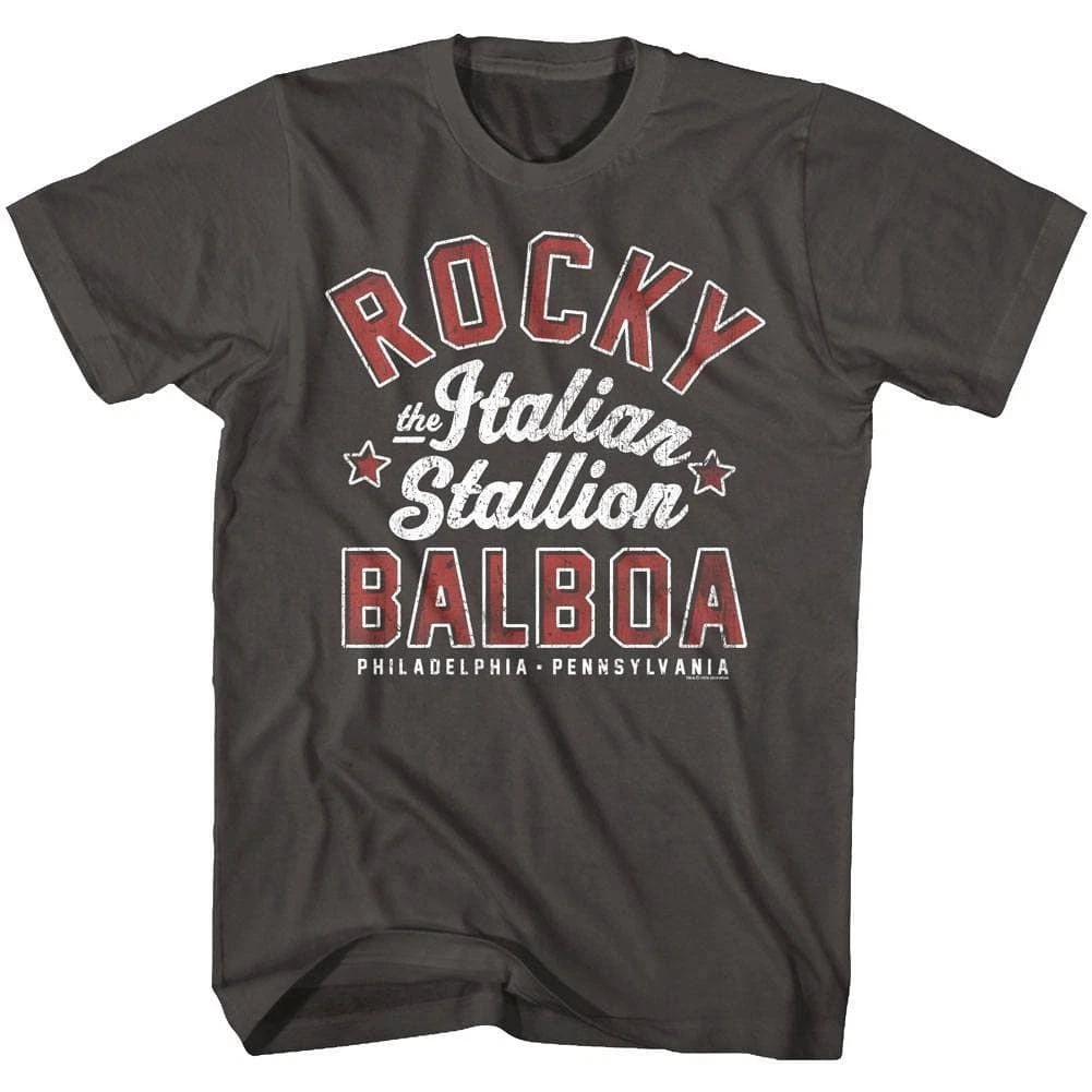 Rocky Balboa Italian Stallion Stars Men s T Shirt 2XL