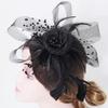 Fascinators Hats 20s 50s Hat Pillbox Hat Cocktail Tea Party Headwear with Veil for Girls and Women (US, Alpha, One Size, A-Black)