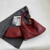 Soft PU Leather Shoulder Bag for Women Wedding Totes All-match Commuter Underarm Bag Fashion Large Capacity Handbag