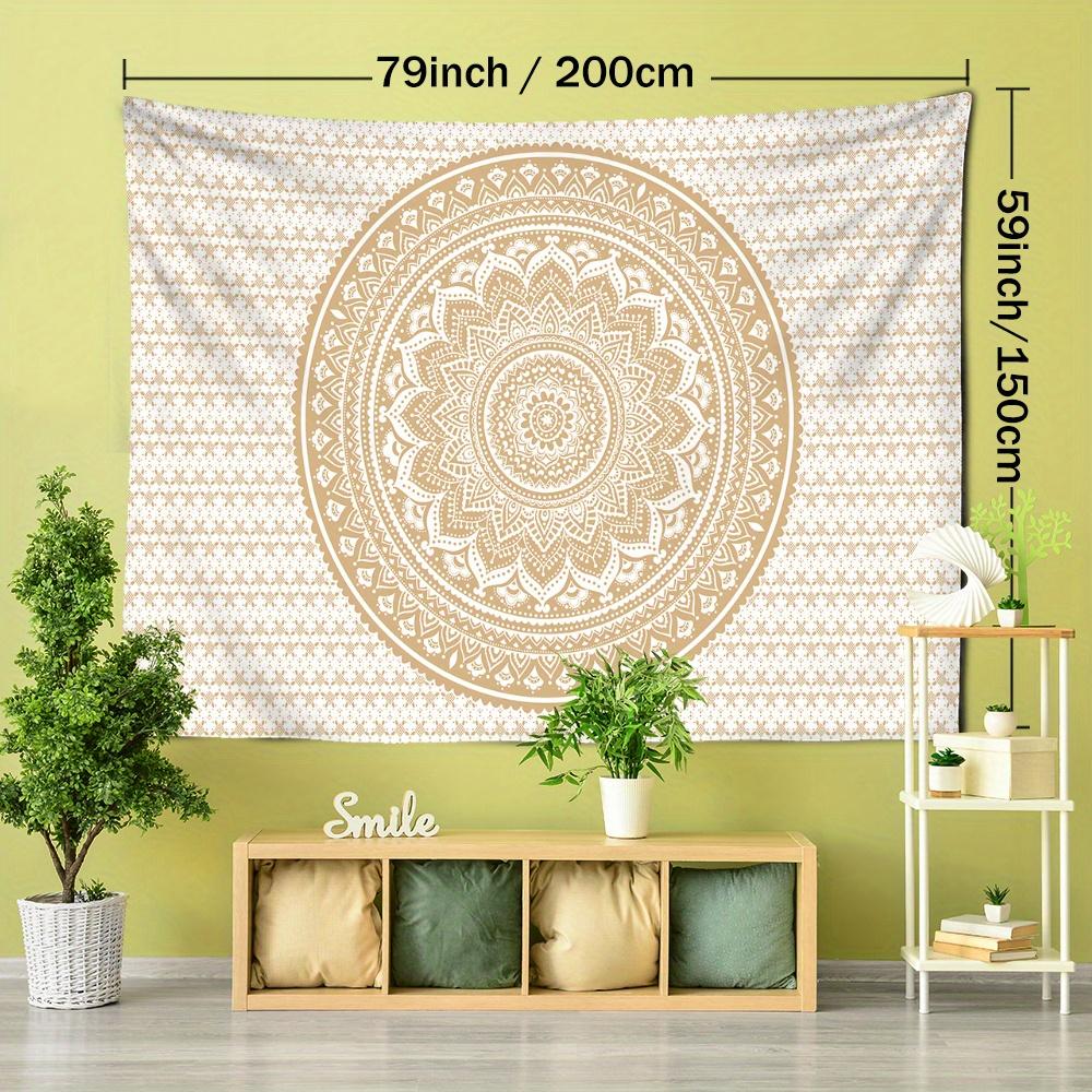 VIKAMA Mandala Abstract Floral Tapestry In Bohemian Style Suitable For Guesthouse Living Rooms Bedrooms And Home Decor